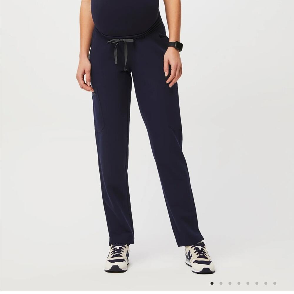 Figs Yola Maternity Scrub Pants in Navy Size XXL